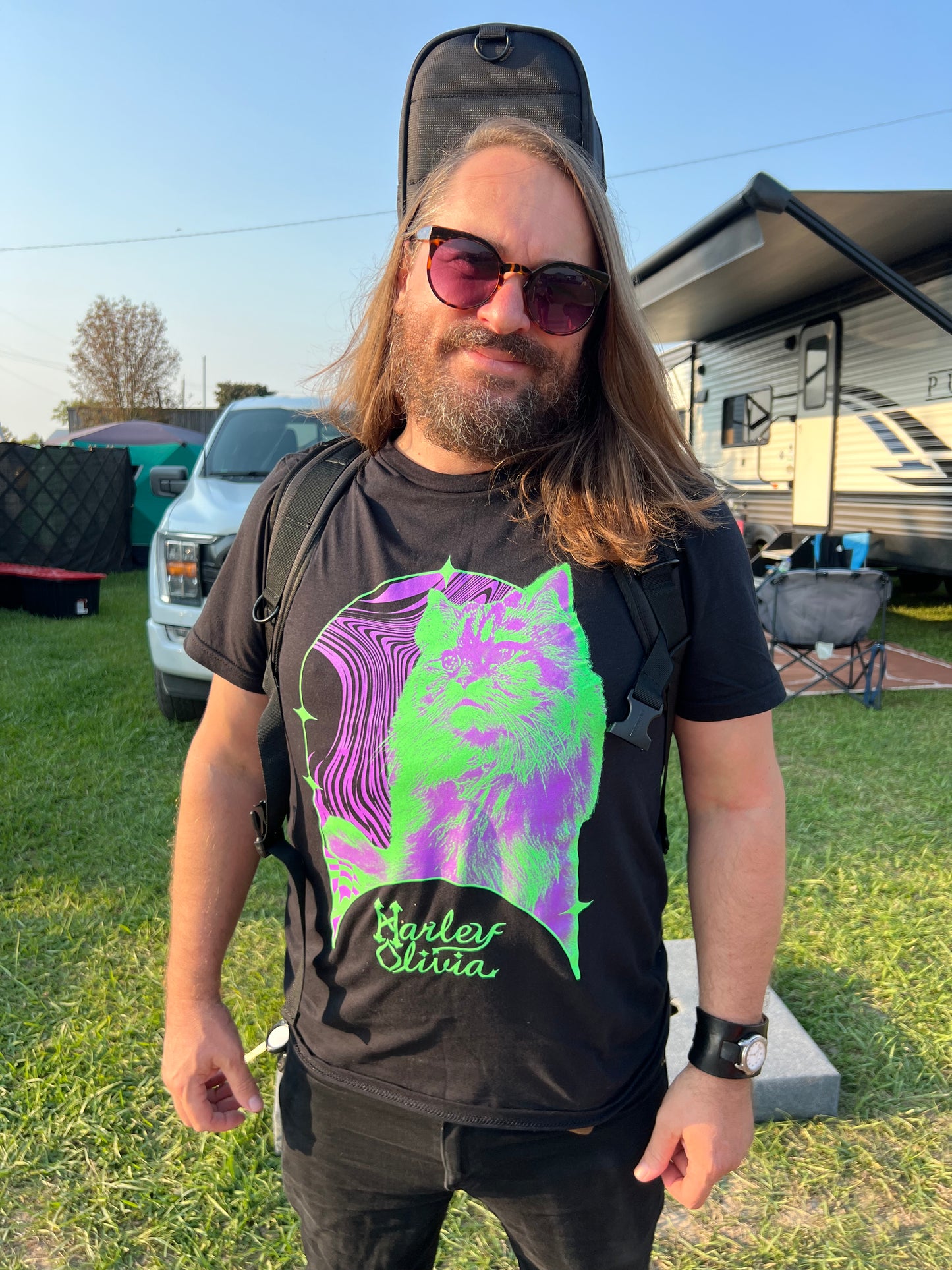 Harley Olivia Cat Logo Tee