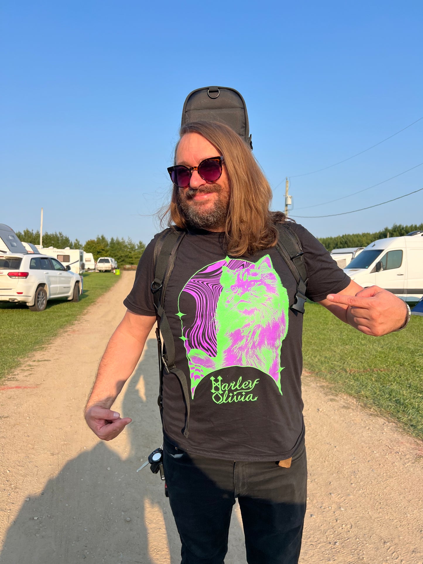 Harley Olivia Cat Logo Tee